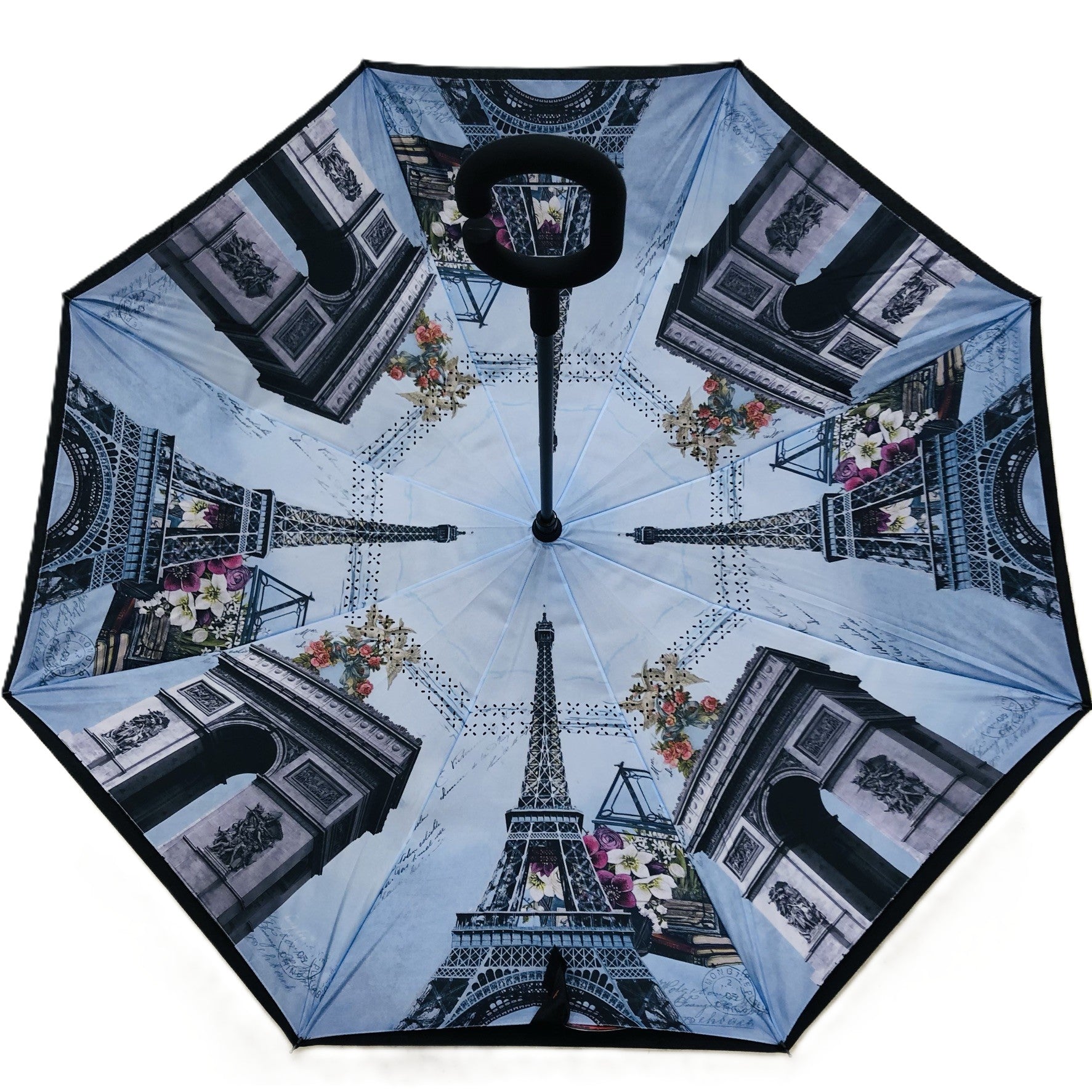 BEST OF IRISH SR-BROLLY-AW25 Classic Reverse Opening Umbrella