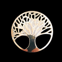 RBB-1 Tree Of Life Gold Toned Magnetic-Brooch Best of Irish