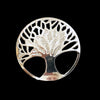 RBB-1 Tree Of Life Silver Toned Magnetic-Brooch Best of Irish