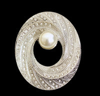 RBB-1 Pearl Oval Magnetic-Brooch Best of Irish
