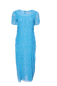 KATE COOPER Print Dress With Gathered Sides KCS24116