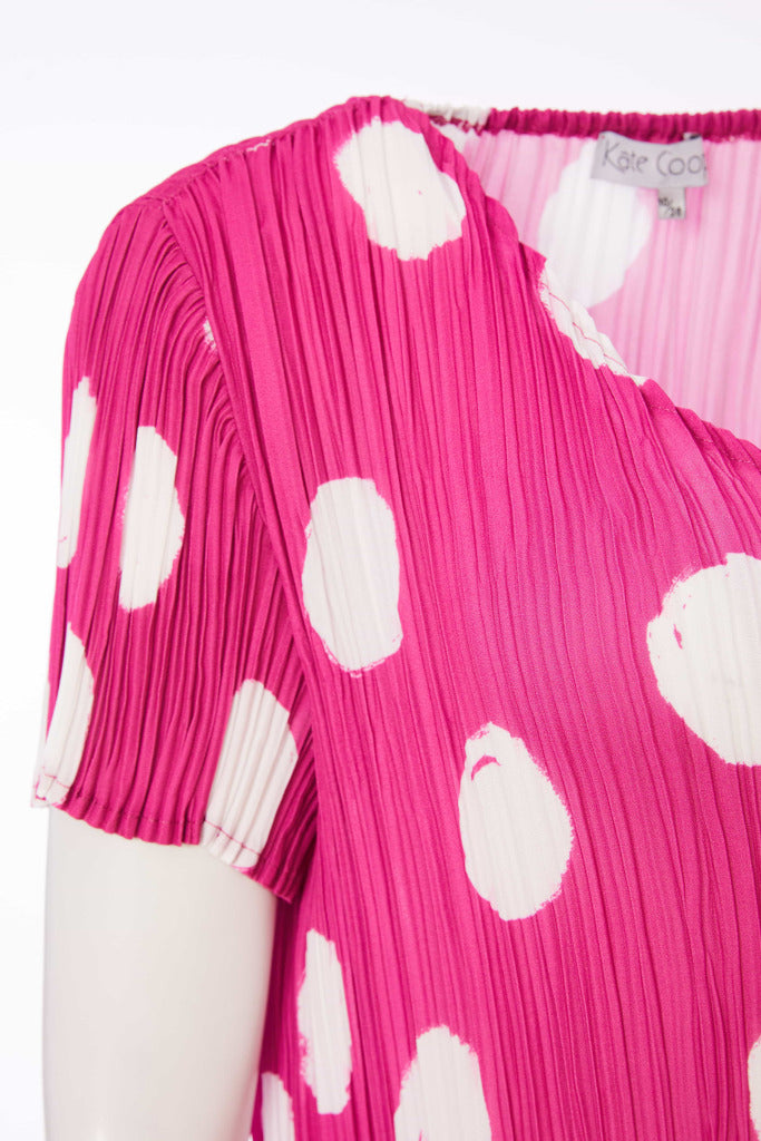 Kate Cooper KCS25101 Spot Pleated Dress