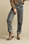Red Button SRB4590 Caitlin Sidepatch Grey Denim