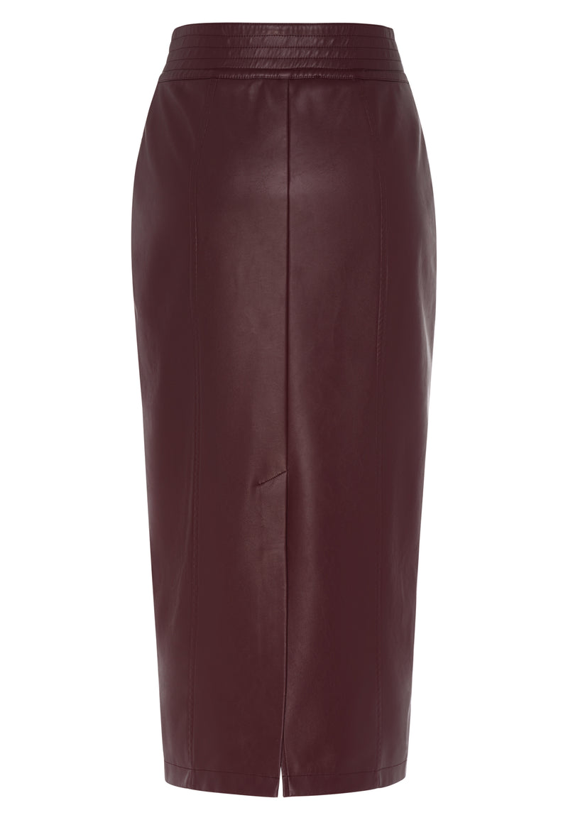 Marc Aurel 2330-2020-92699 Pleather Skirt