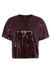 Marc Aurel 7717-7000-73884 Sequin Top