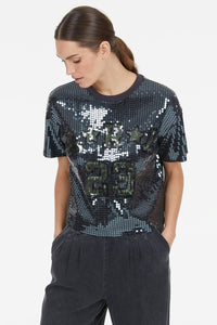 Marc Aurel 7717-7000-73884 Sequin Top