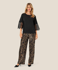 1009915 Black Prilly Trouser MASAI