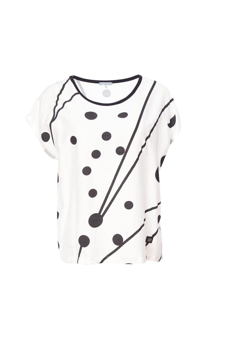 NAS24242 NAYA Spot top with button back