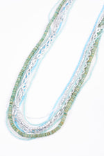 NAS24349 AQUA NAYA Multi beaded string necklace