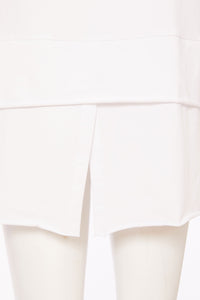 NAYA NAS25115 Cami top with raw hemband and vent in back panel