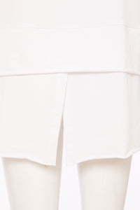 NAYA NAS25115 Cami top with raw hemband and vent in back panel