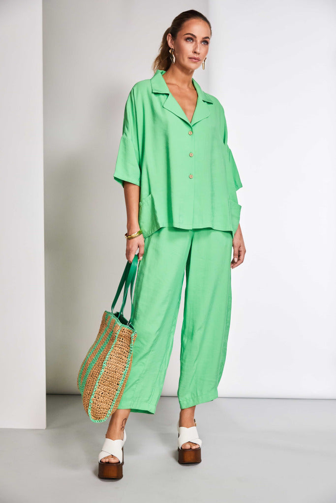 NAYA NAS25295 Wide leg trouser with side pocket