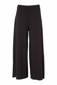 NAYA NAS25216 Wide leg trouser with slit in side seam