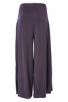 NAYA NAS25216 Wide leg trouser with slit in side seam