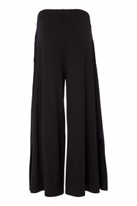 NAYA NAS25216 Wide leg trouser with slit in side seam