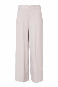 NAYA NAS25307 Wide leg trouser with band at hem