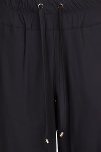 NAYA NAW25154 Slim leg trouser with drawstring waist and stud detail at hem