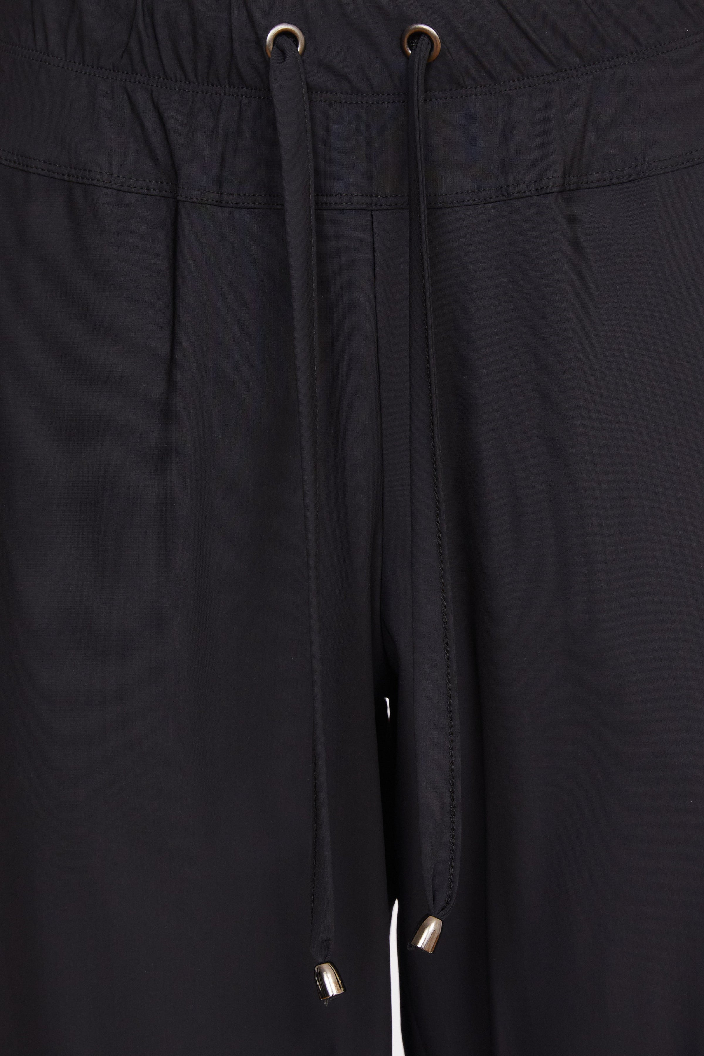 NAYA NAW25154 Slim leg trouser with drawstring waist and stud detail at hem