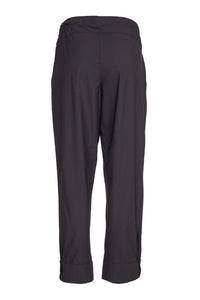 NAYA NAW25154 Slim leg trouser with drawstring waist and stud detail at hem