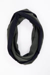 NAYA NAW25113 Two tone soft jersey neck scarf