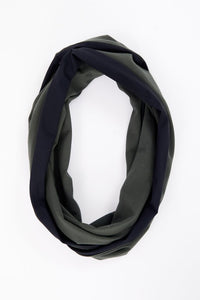 NAYA NAW25113 Two tone soft jersey neck scarf