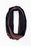 NAYA NAW25113 Two tone soft jersey neck scarf