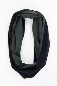NAYA NAW25113 Two tone soft jersey neck scarf