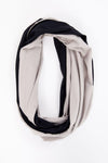 NAYA NAW25113 Two tone soft jersey neck scarf
