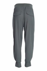 NAYA NAW25120 Slim leg trouser with cuff detail and contrast panel at sideseams