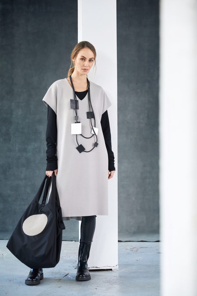 NAYA NAW25121 Long line top with dipped hemline