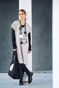 NAYA NAW25121 Long line top with dipped hemline