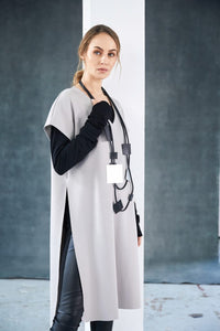 NAYA NAW25121 Long line top with dipped hemline