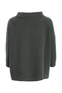 NAYA NAW25134 High Neck Placement Print Top