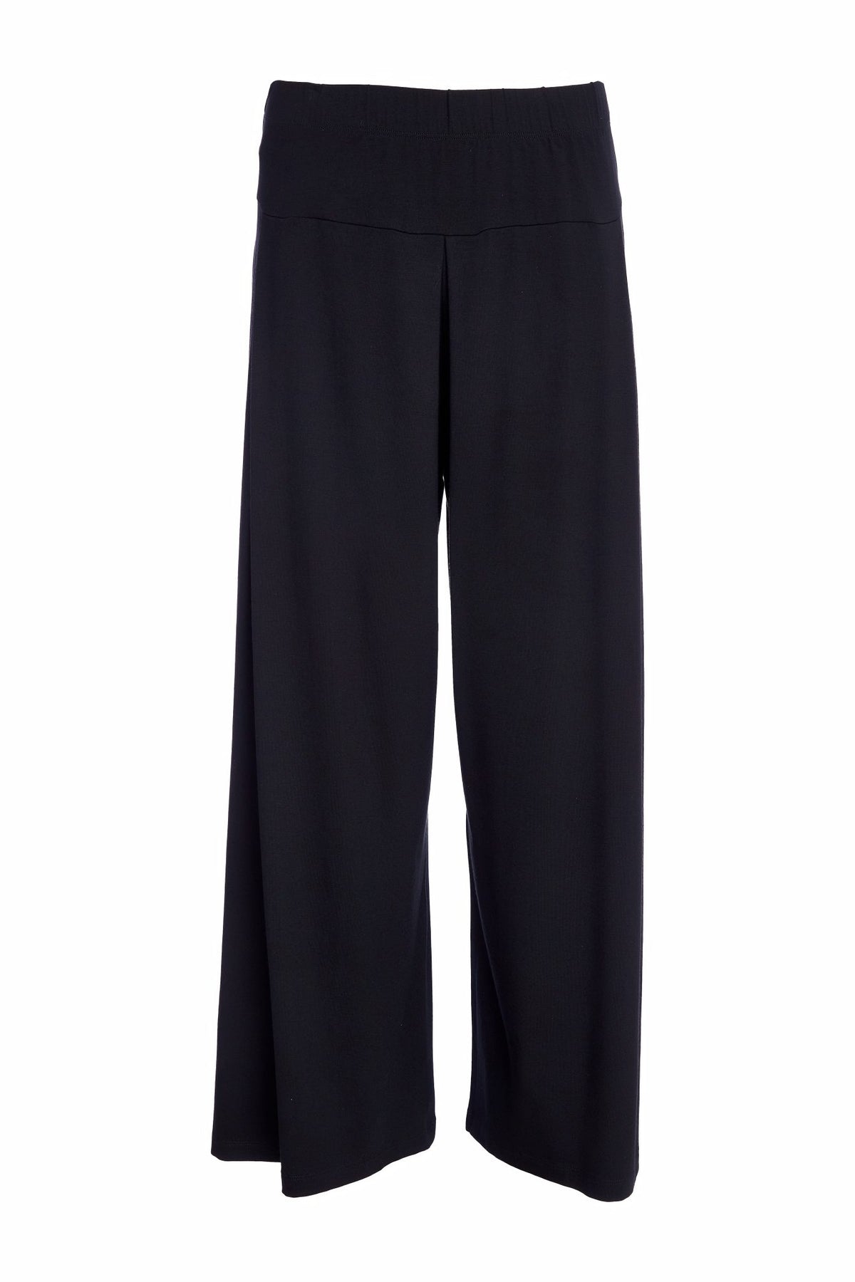 NAYA NAW25138 Wide Leg Soft Jersey Trouser With Inverted Pleat Detail
