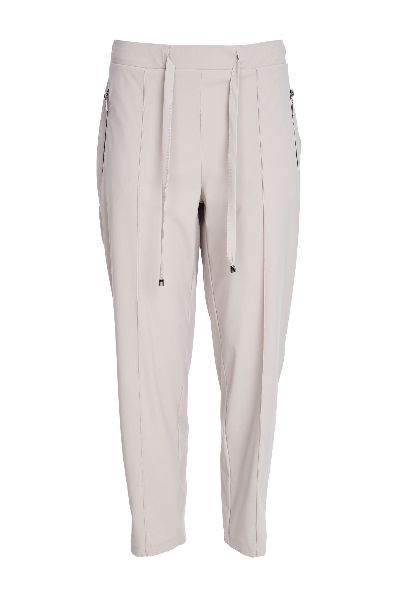 NAYA NAW25143 Slim leg drawstring waist trouser with jeet pocket at front