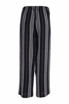 NAYA NAW25155 Wide Leg Stripped Pull Up Trouser
