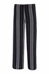 NAYA NAW25155 Wide Leg Stripped Pull Up Trouser