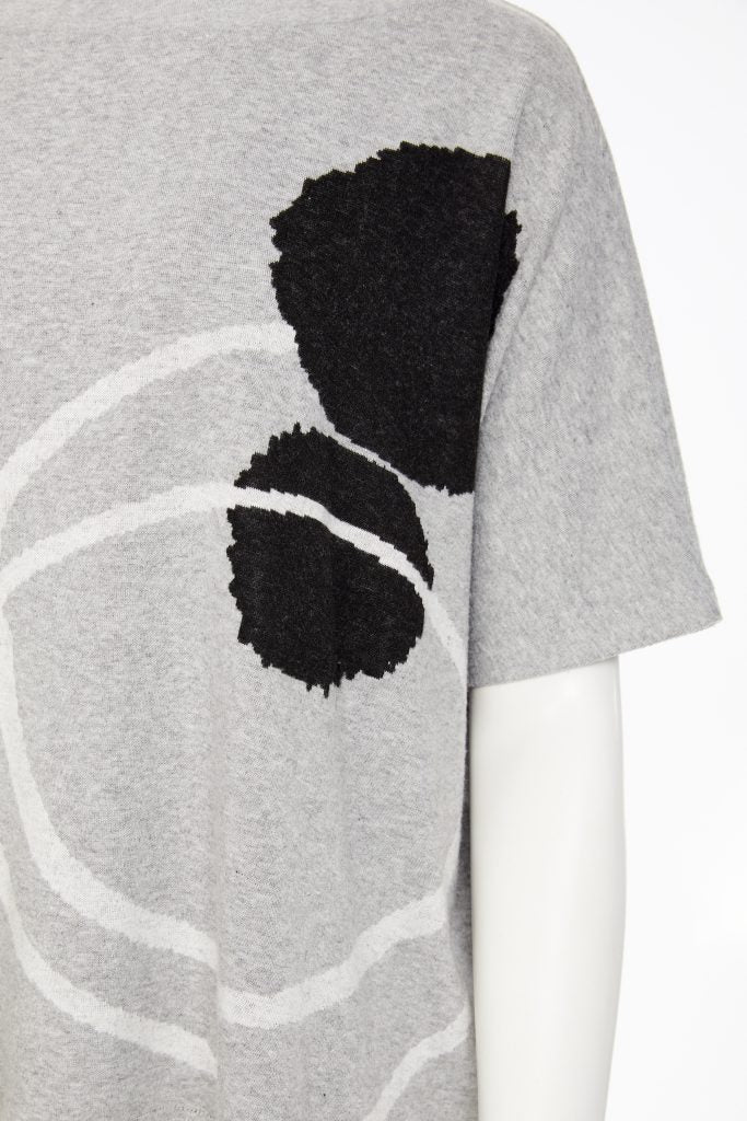 NAYA NAW25167 High neck placement print square top