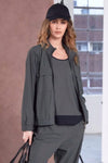 NAYA NAW25171 Short jacket with side panels and pocket flaps
