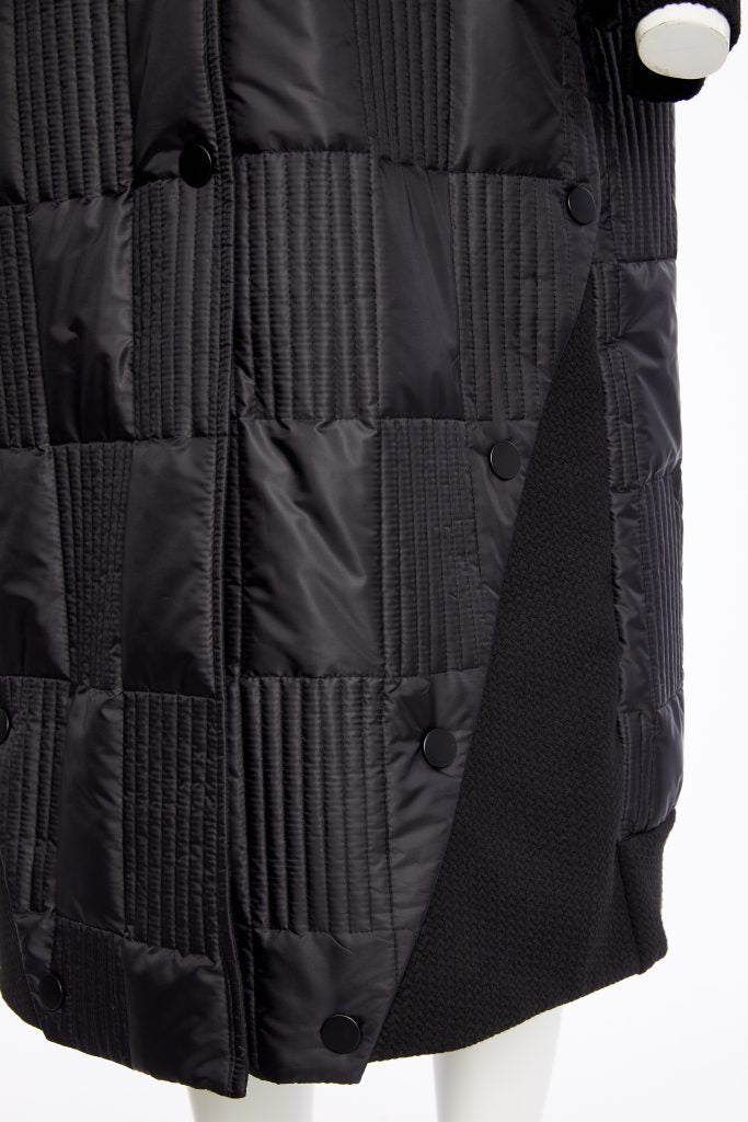 NAYA NAW25201 Padded hooded coat with ribbed collar and pocket