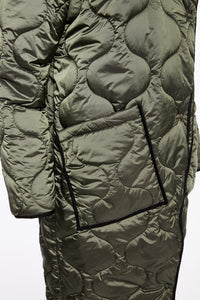 NAYA NAW25202 Padded coat with pocket and contrasts