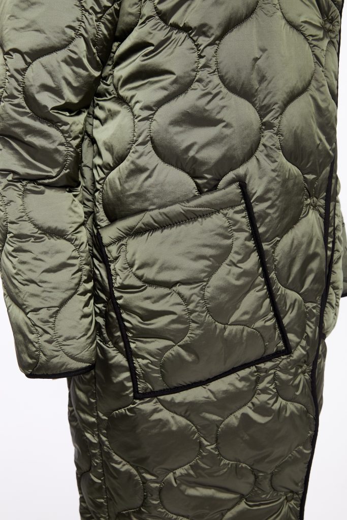 NAYA NAW25202 Padded coat with pocket and contrasts