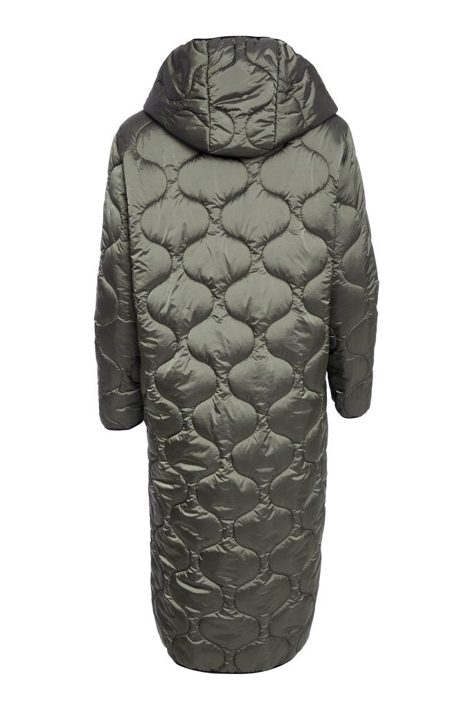 NAYA NAW25202 Padded coat with pocket and contrasts