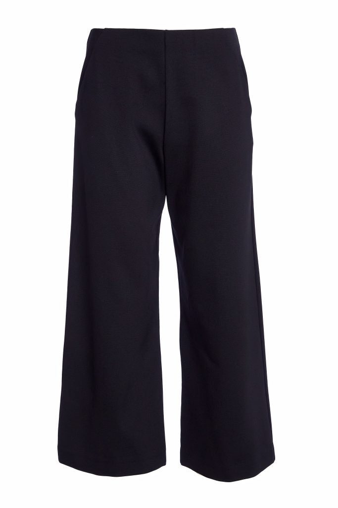 NAYA NAW25257 Crop wide leg trouser with side pocket