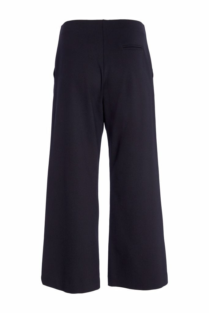 NAYA NAW25257 Crop wide leg trouser with side pocket