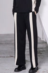 NAYA NAW25264 Wide leg trouser with contrast panel at front