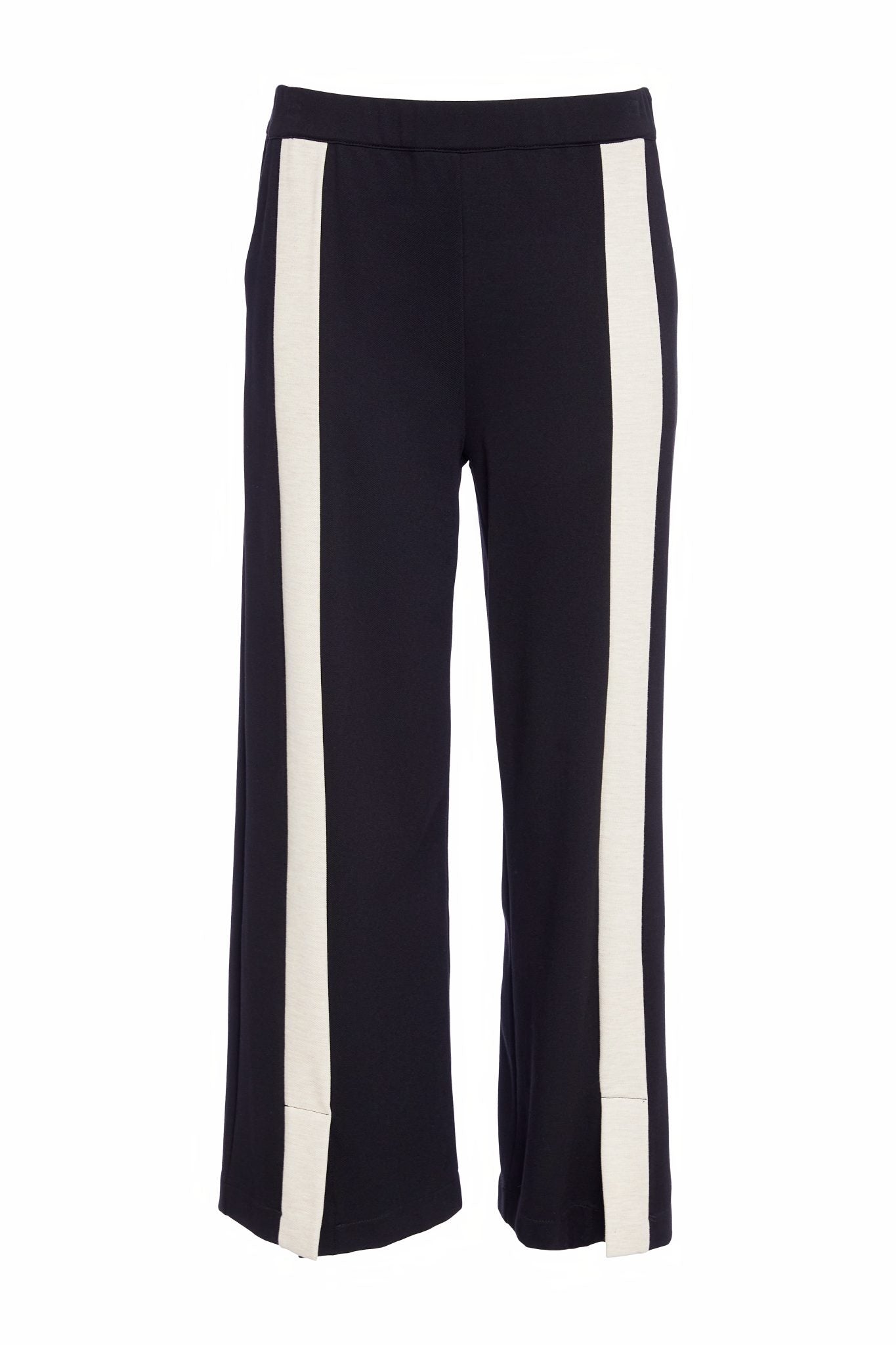 NAYA NAW25264 Wide leg trouser with contrast panel at front