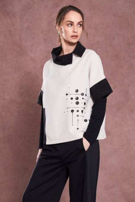 NAYA NAW25110 Basic jersey long sleeve top