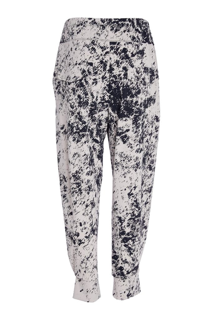 NAYA NAW25312 Mottled print cuff trouser