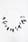 NAYA NAW25343 Leather Leaf Necklace